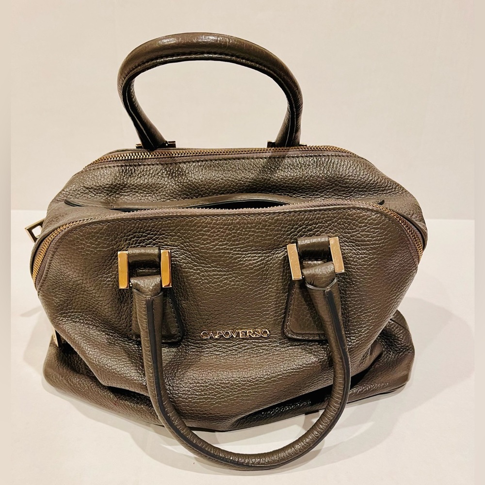 Capoverso hand bag, color gray.